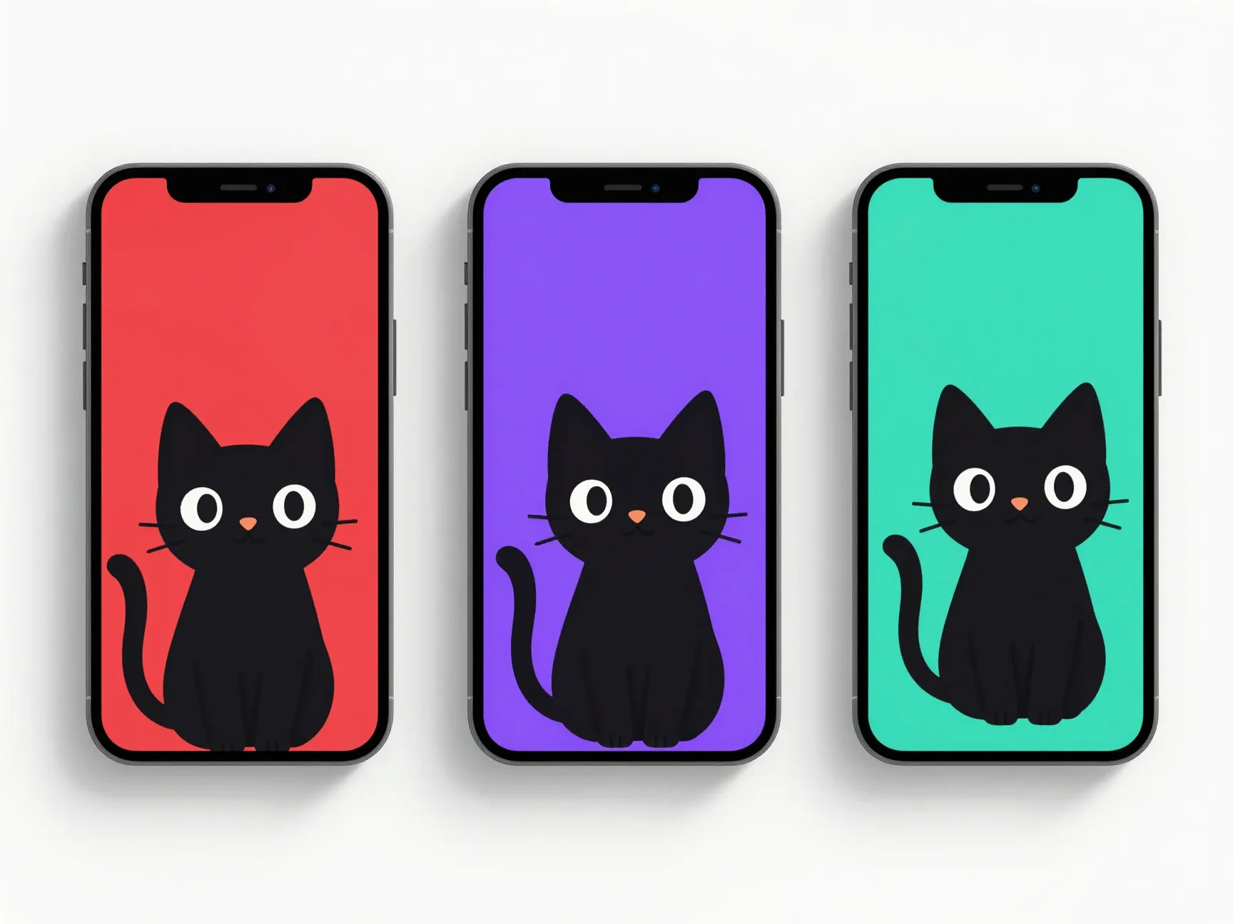 The salem black cat artist lockscreen series