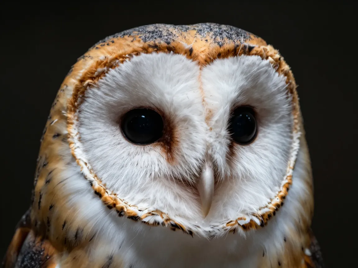 The owl tilting its head almost upside down