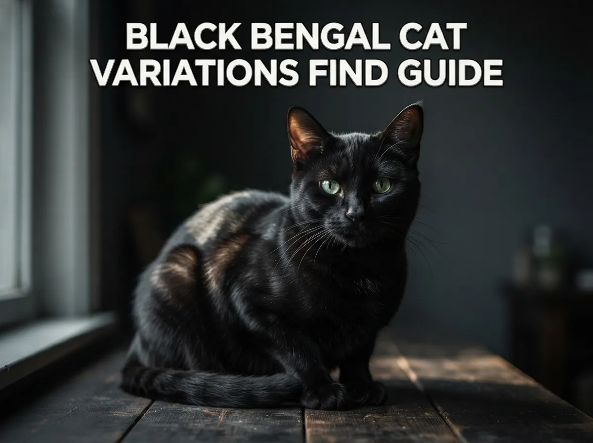Black bengal cat variations find guide