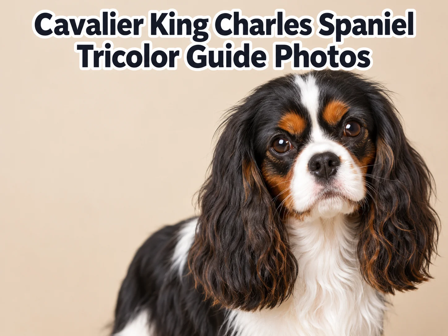 Cavalier king charles spaniel tricolor guide photos