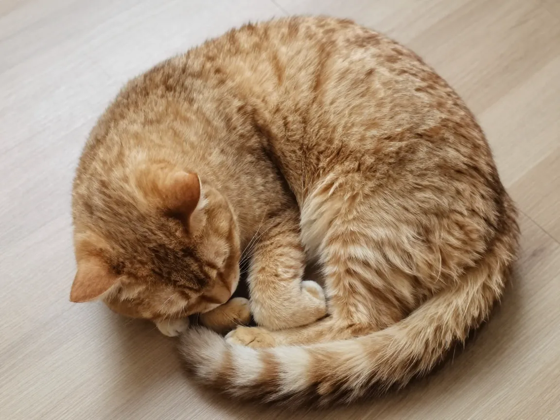 The croissant cat illusion