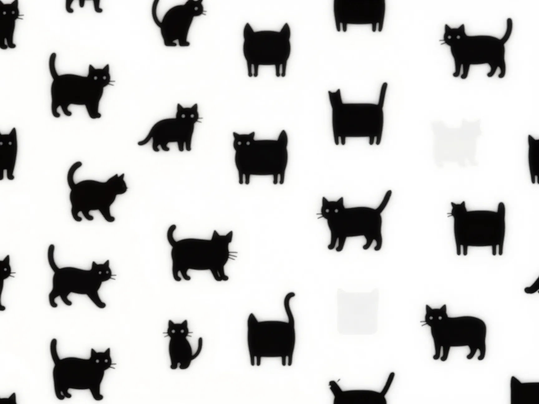 2 cute halloween iphone black cats pattern wallpaper
