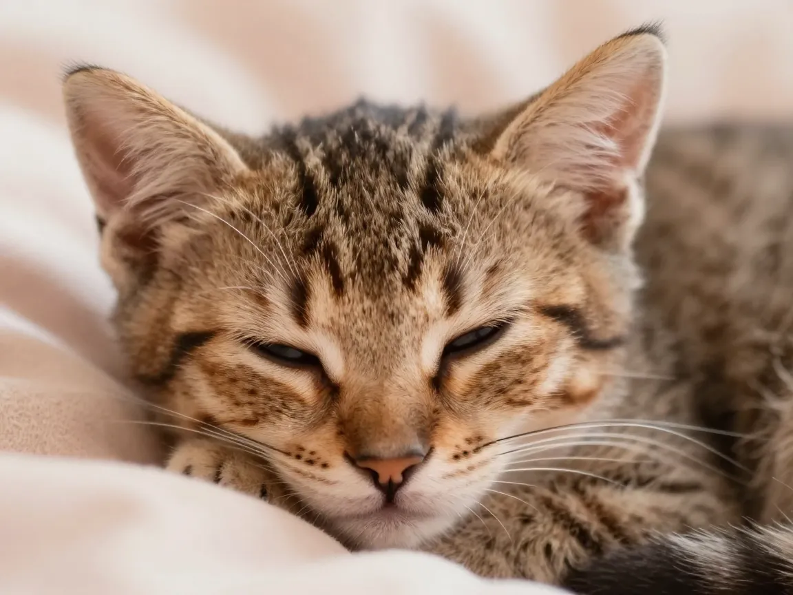 Cozy kitten photos with pastel edits