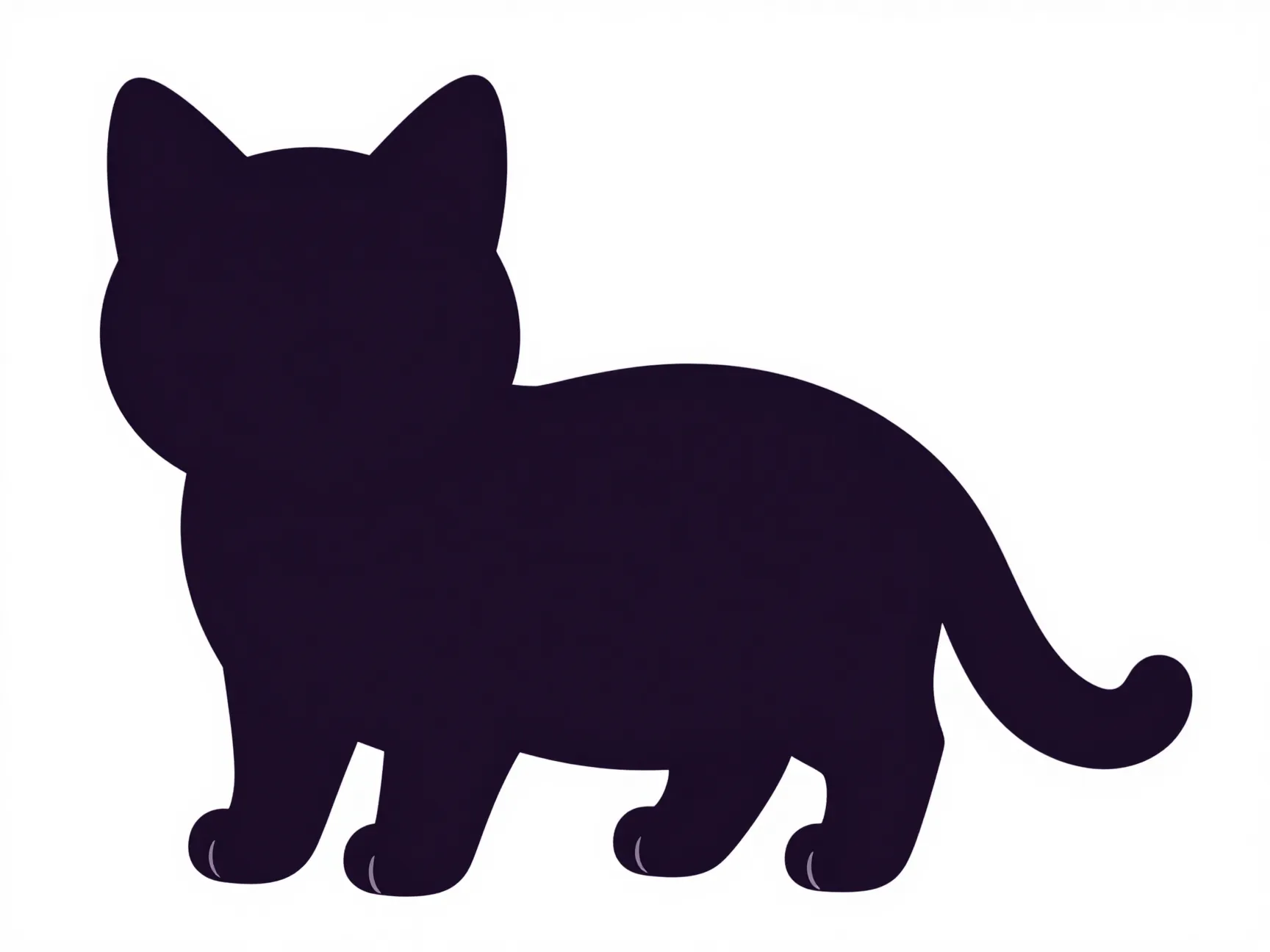 The simple step by step beginner black cat
