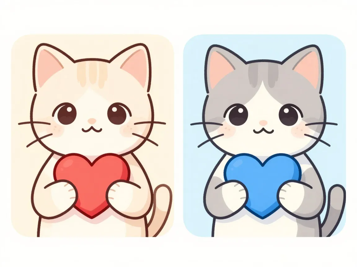 Matching cat pfps for couples and friend groups
