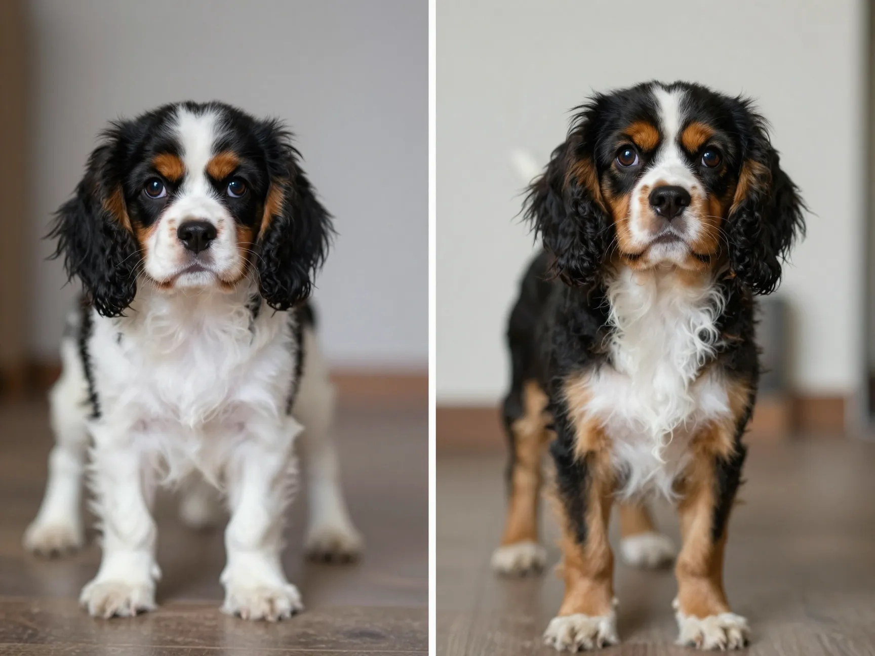 Puppy coats look different from adult coats