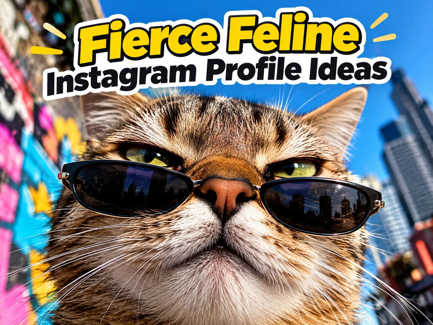 Fierce feline instagram profile ideas