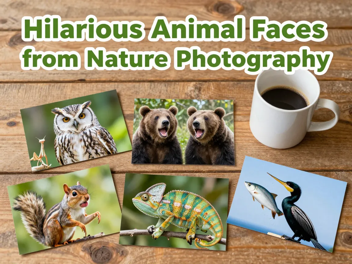 Hilarious animal faces from nature photography