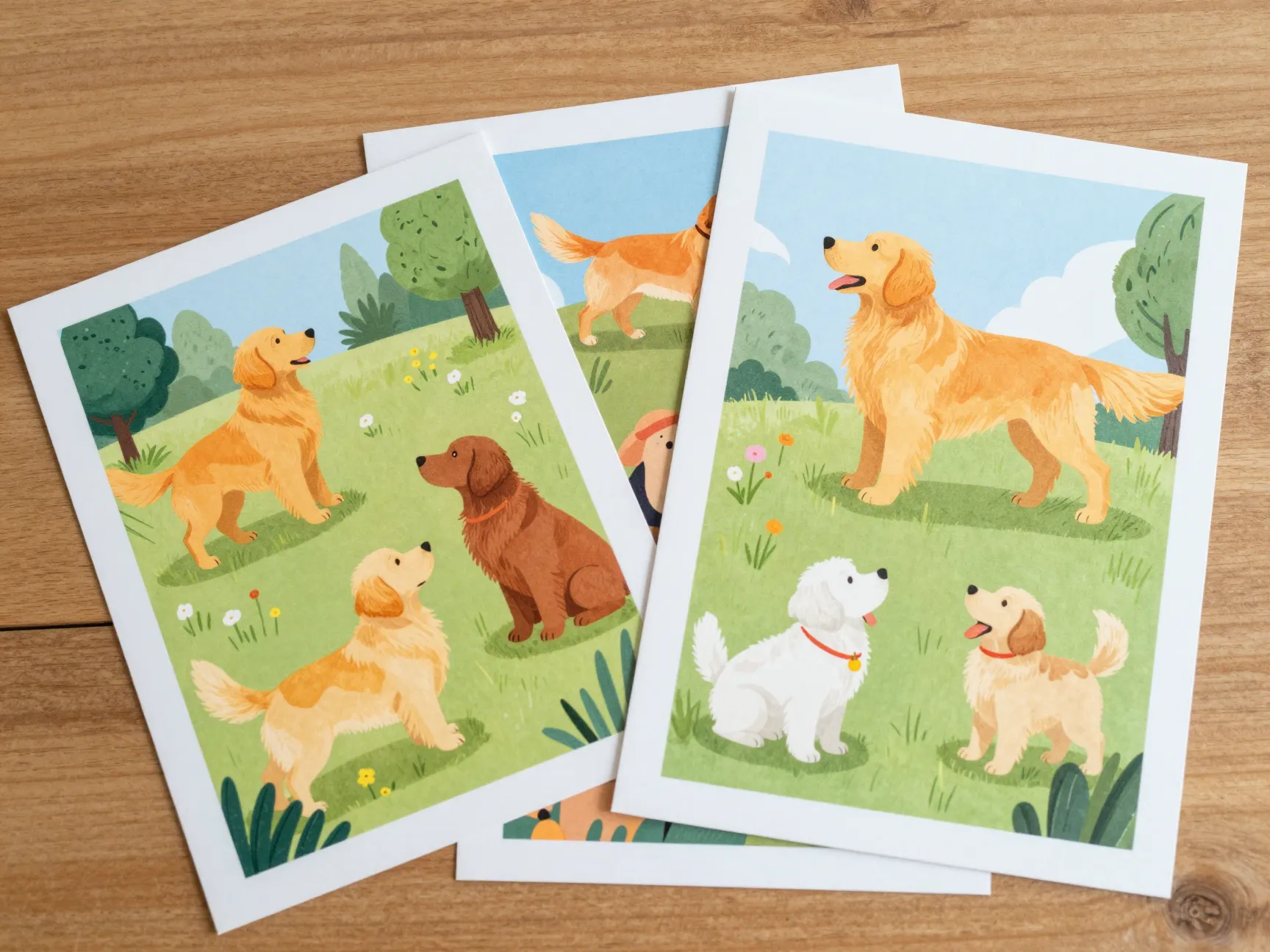 Golden retriever home decor set from sara england designs