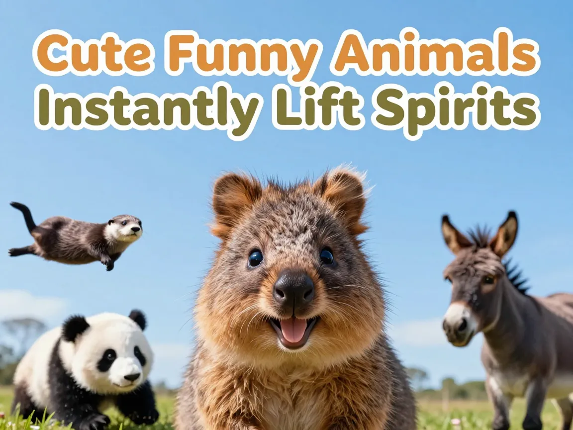 Cute funny animals instantly lift spirits