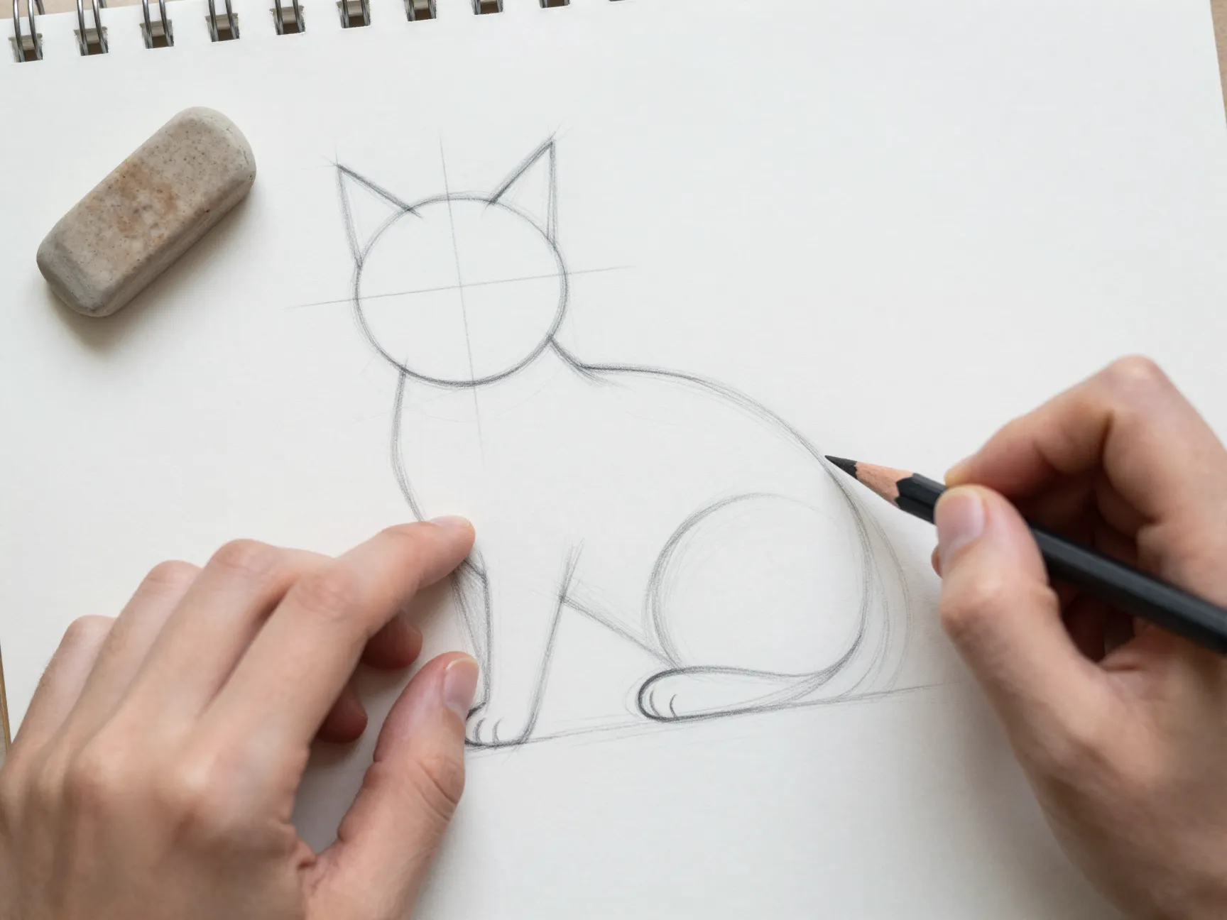 Construction shape method for accurate proportions