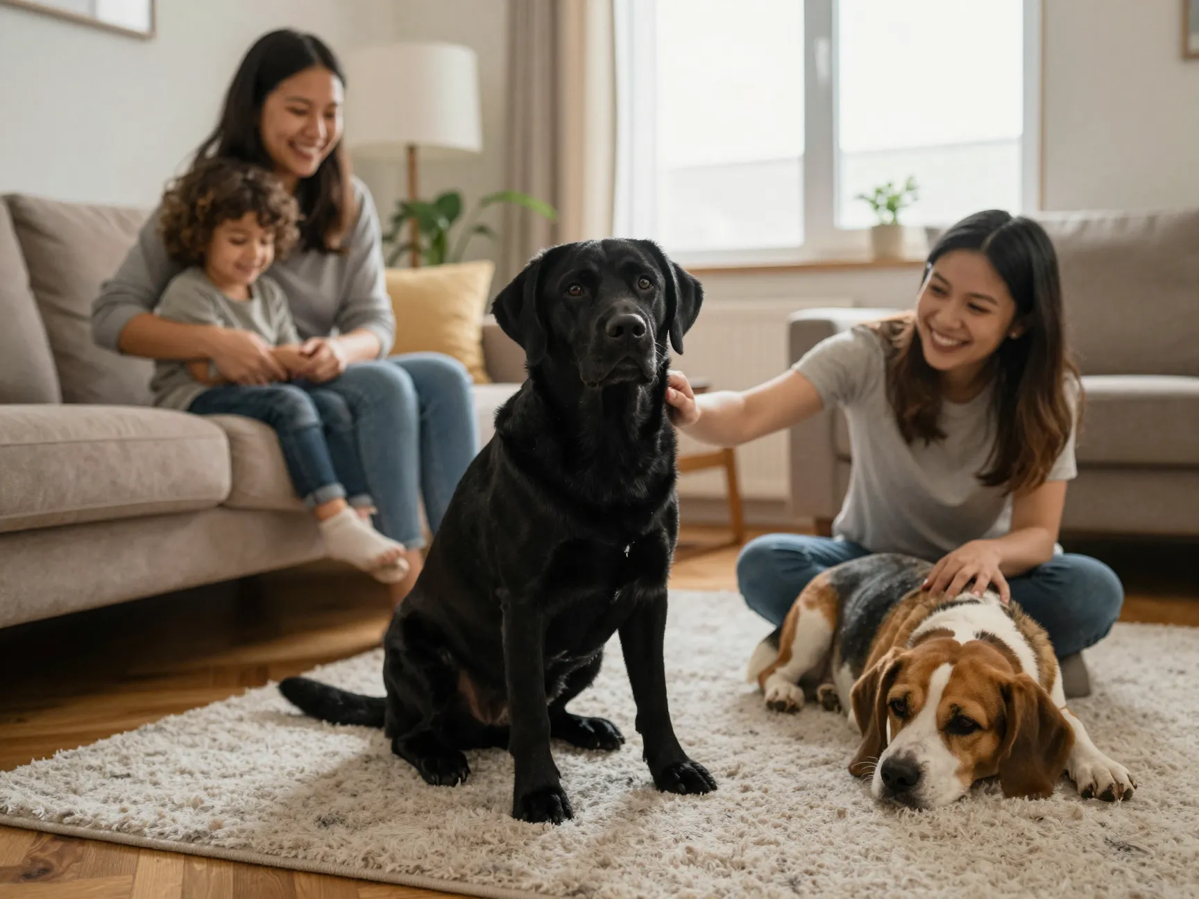 Exceptionally friendly and social temperament with kids and other pets