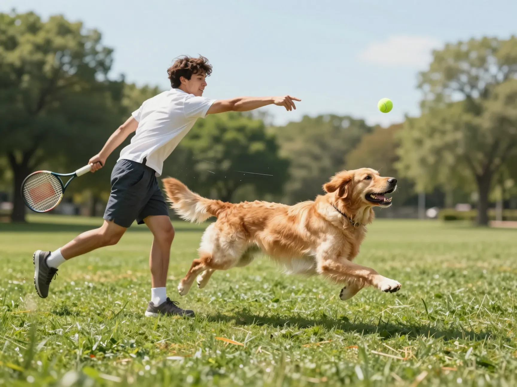 Fetch in the park