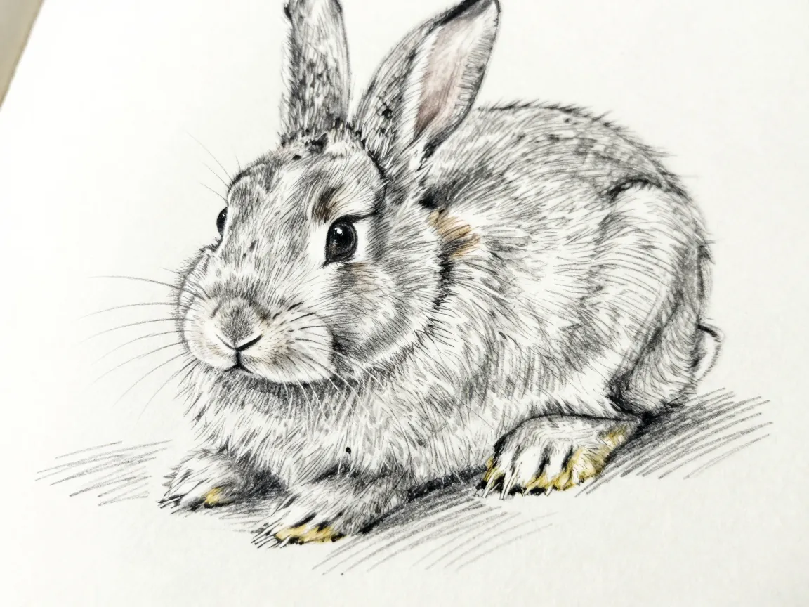 A fur feather or skin texture study