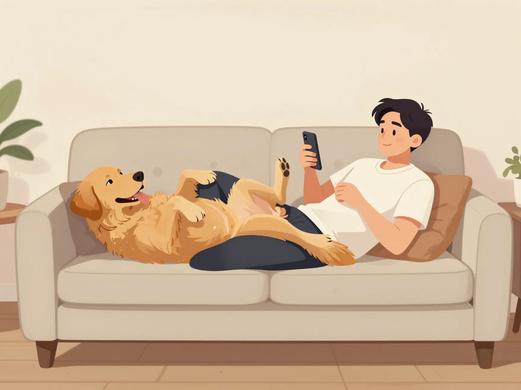 Couch nap together