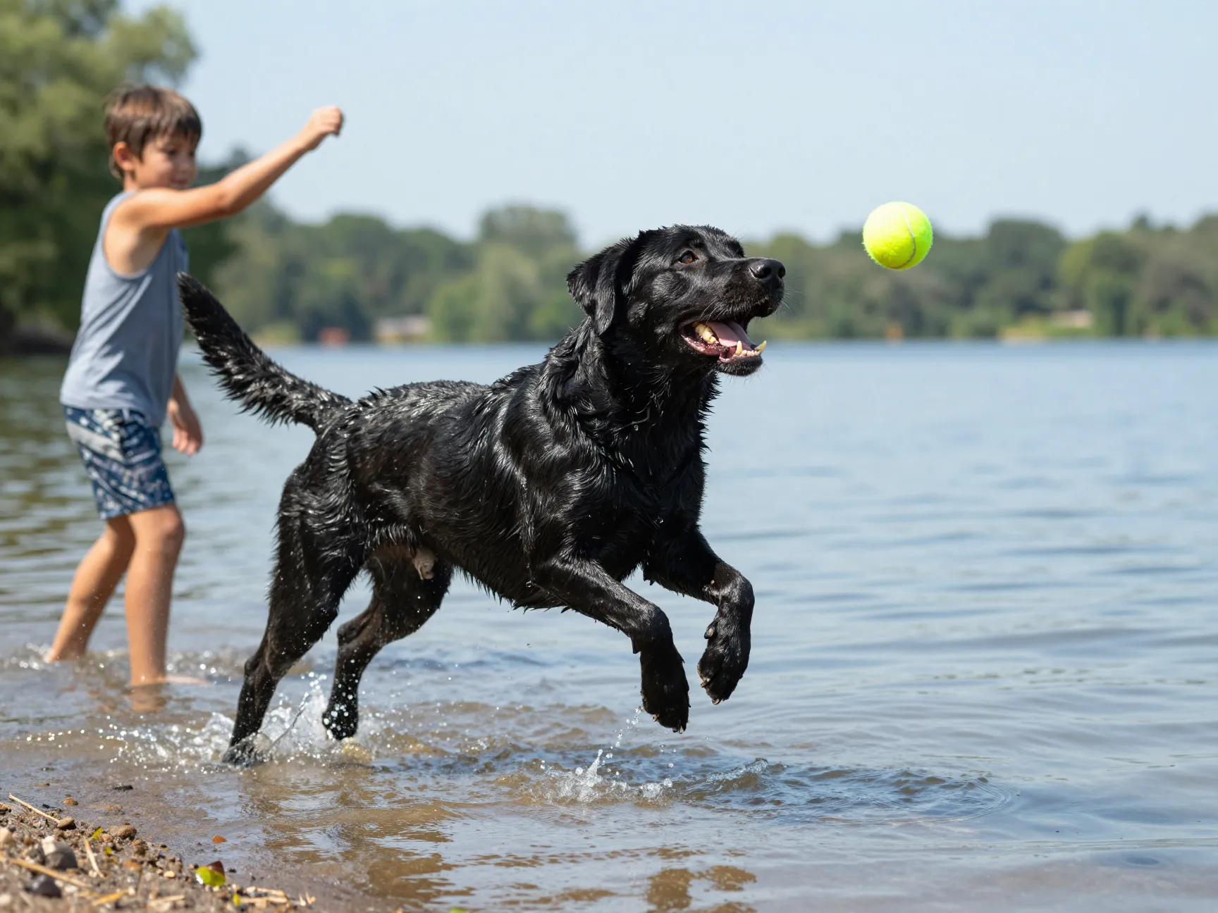 Playful energetic nature suited to active families