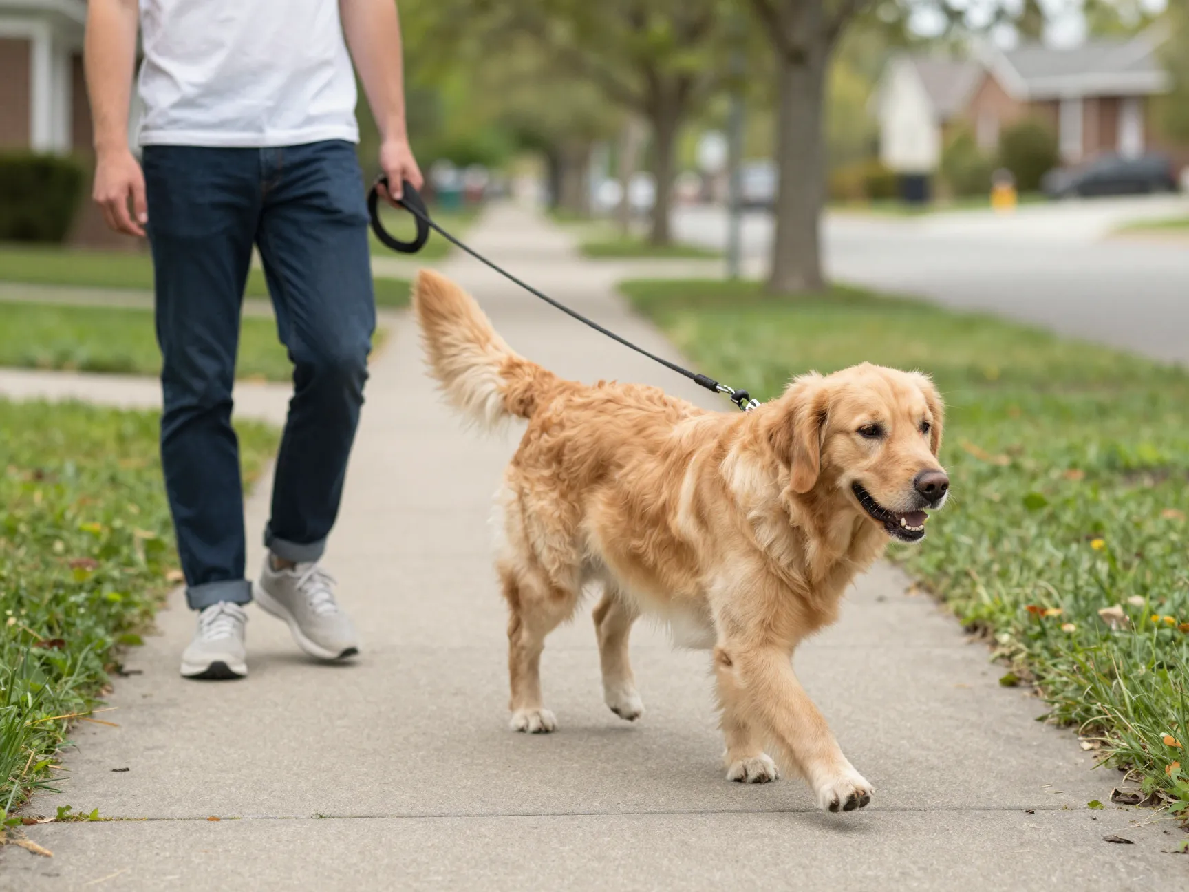Walking hand in paw