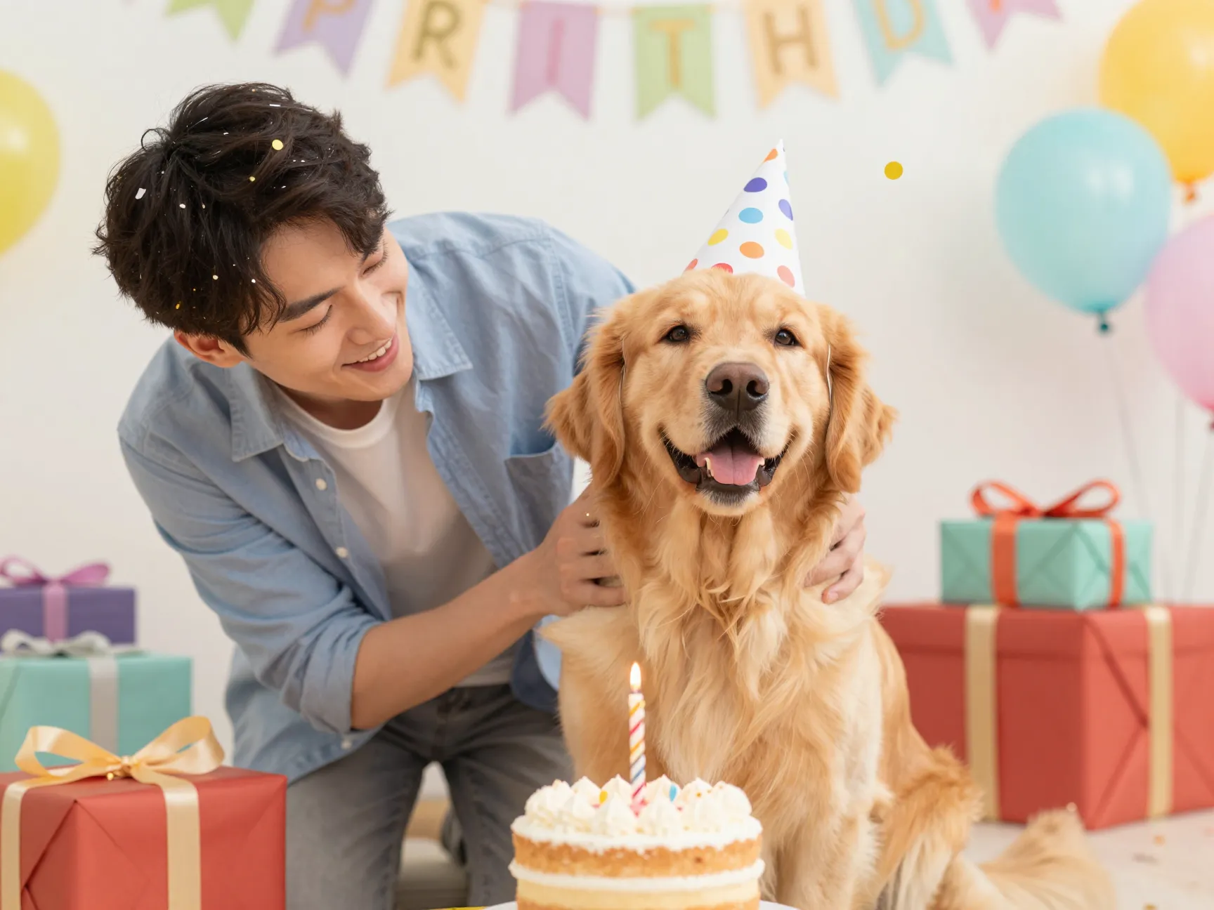 Birthday surprise scene