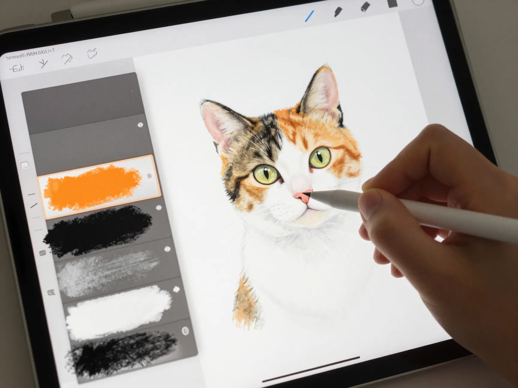 Layer based digital patchwork method for procreate and ibispaint