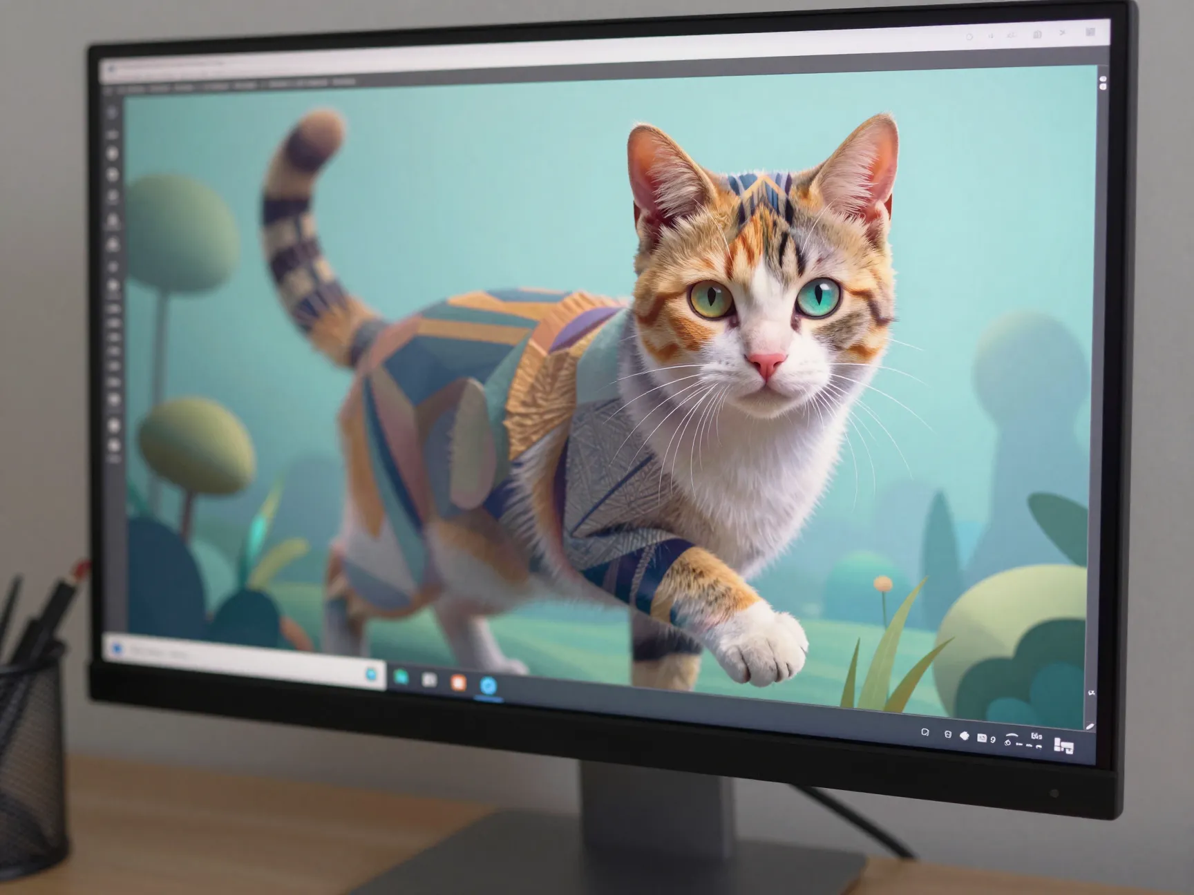 5 ai generated cat wallpapers built for 1920x1080 screens