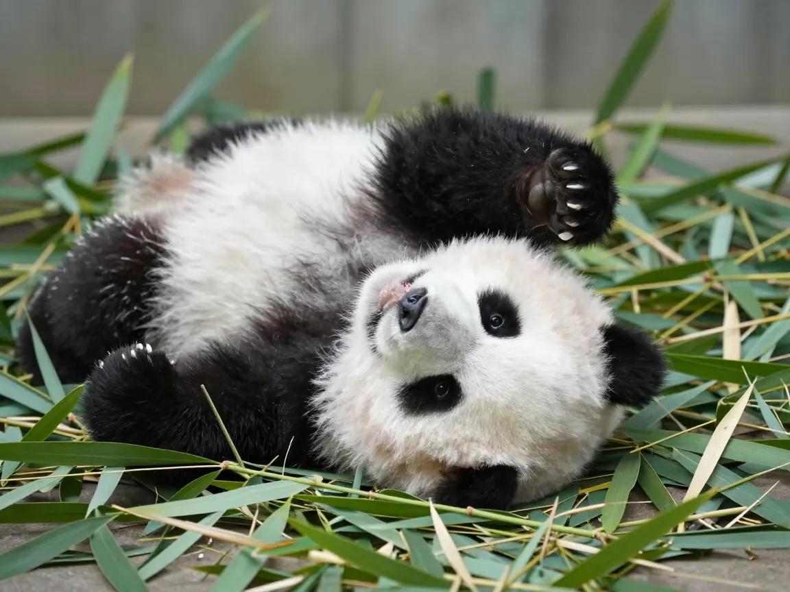 5 baby pandas