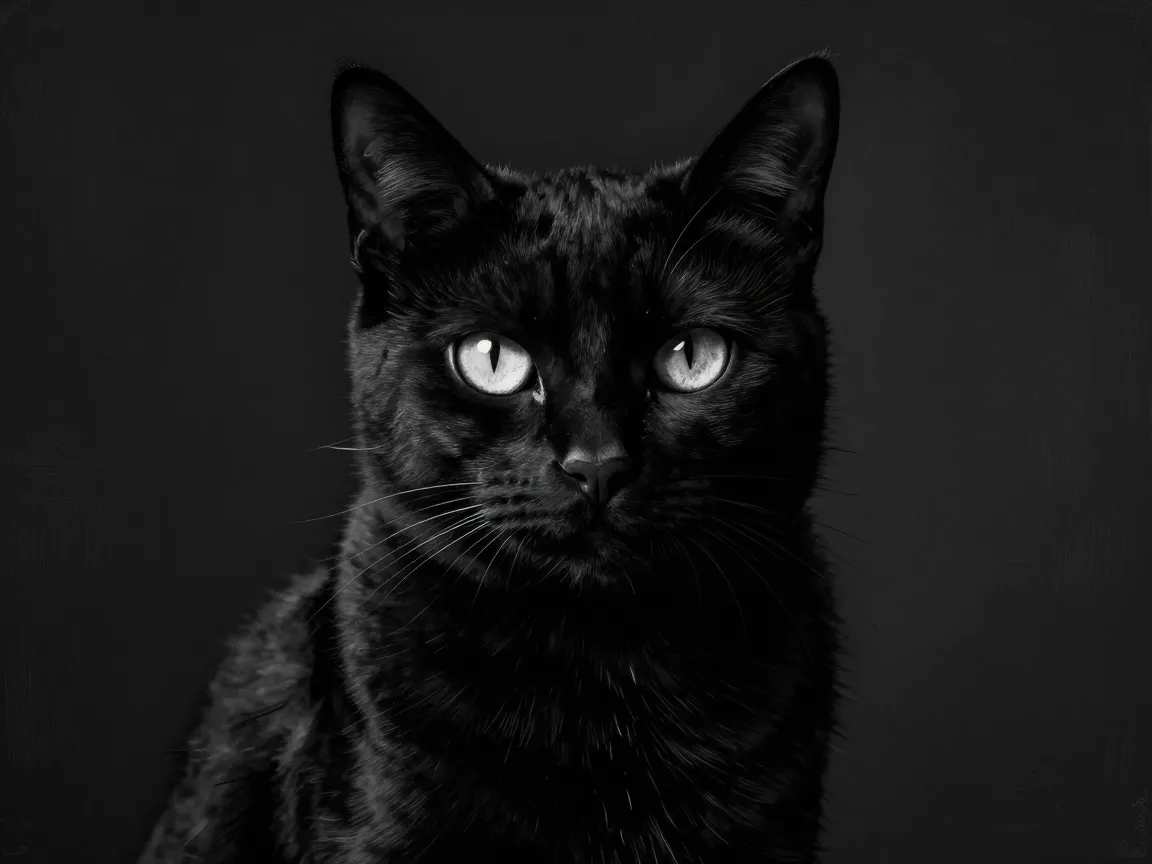 Ai generated stylized elegant cat