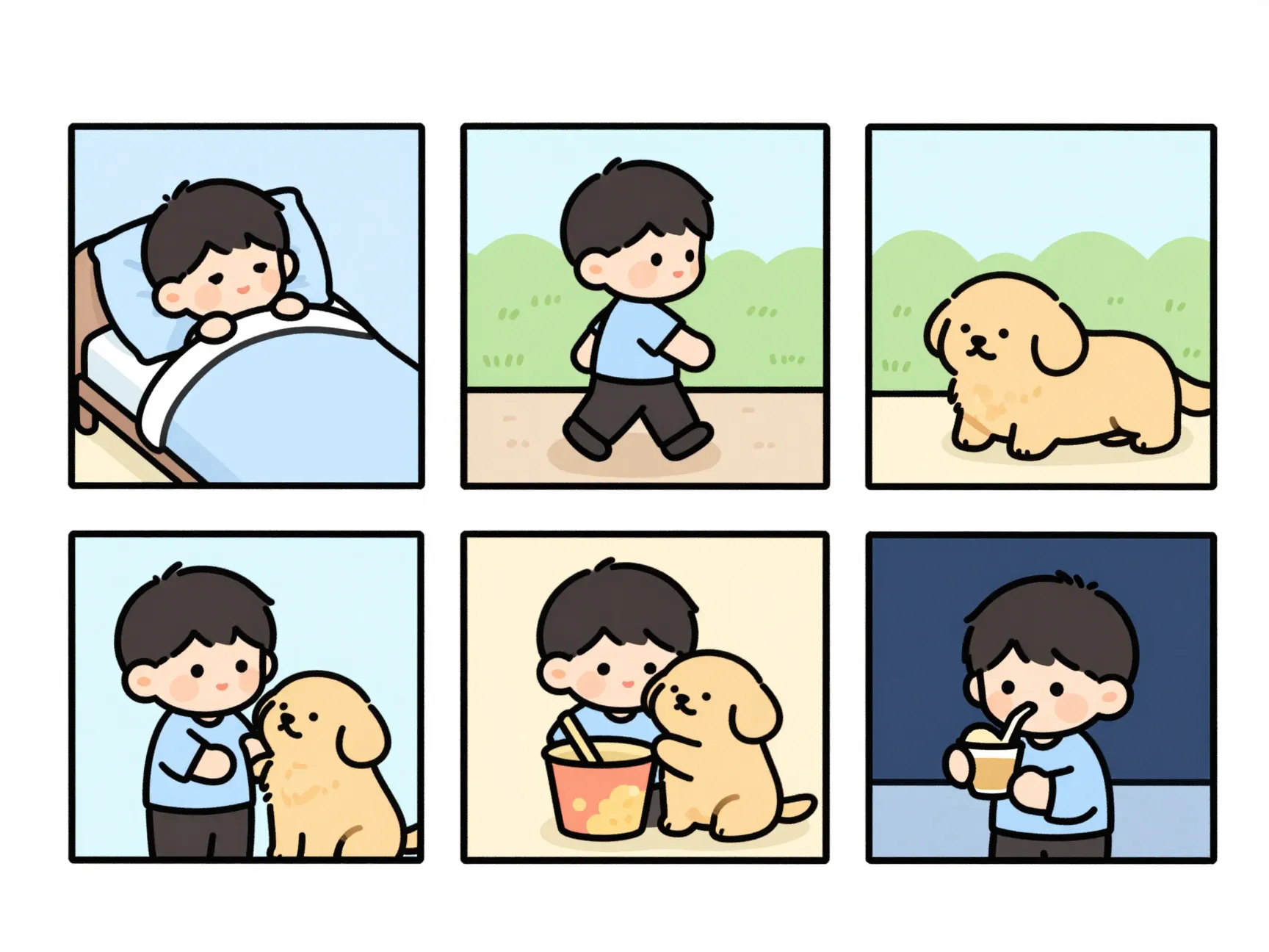 Diary style chibi strip