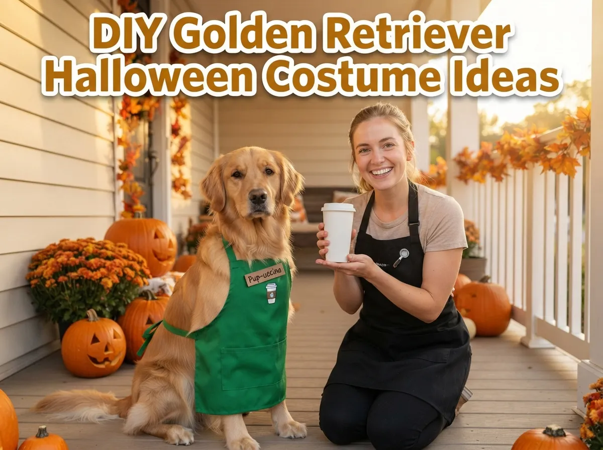 Diy golden retriever halloween costume ideas