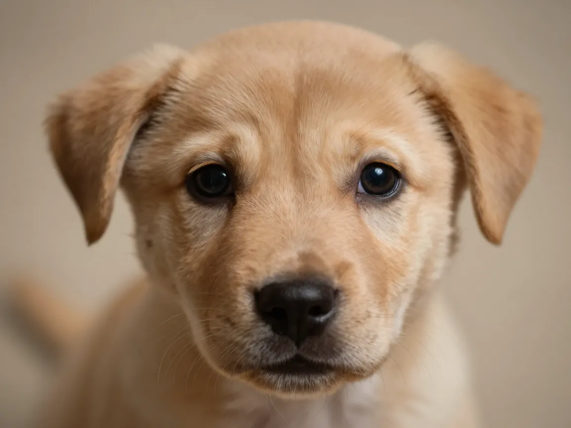 The big eyed puppy peace offering