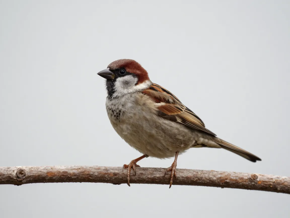Side on perched pose