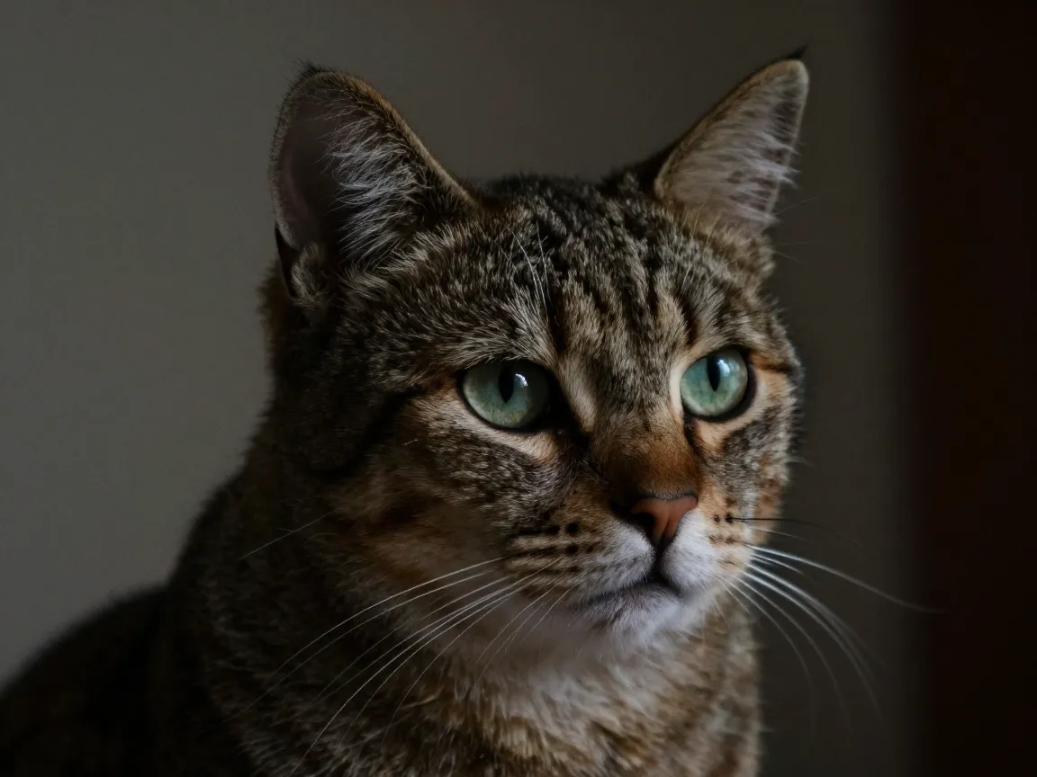Side eye judgment cat