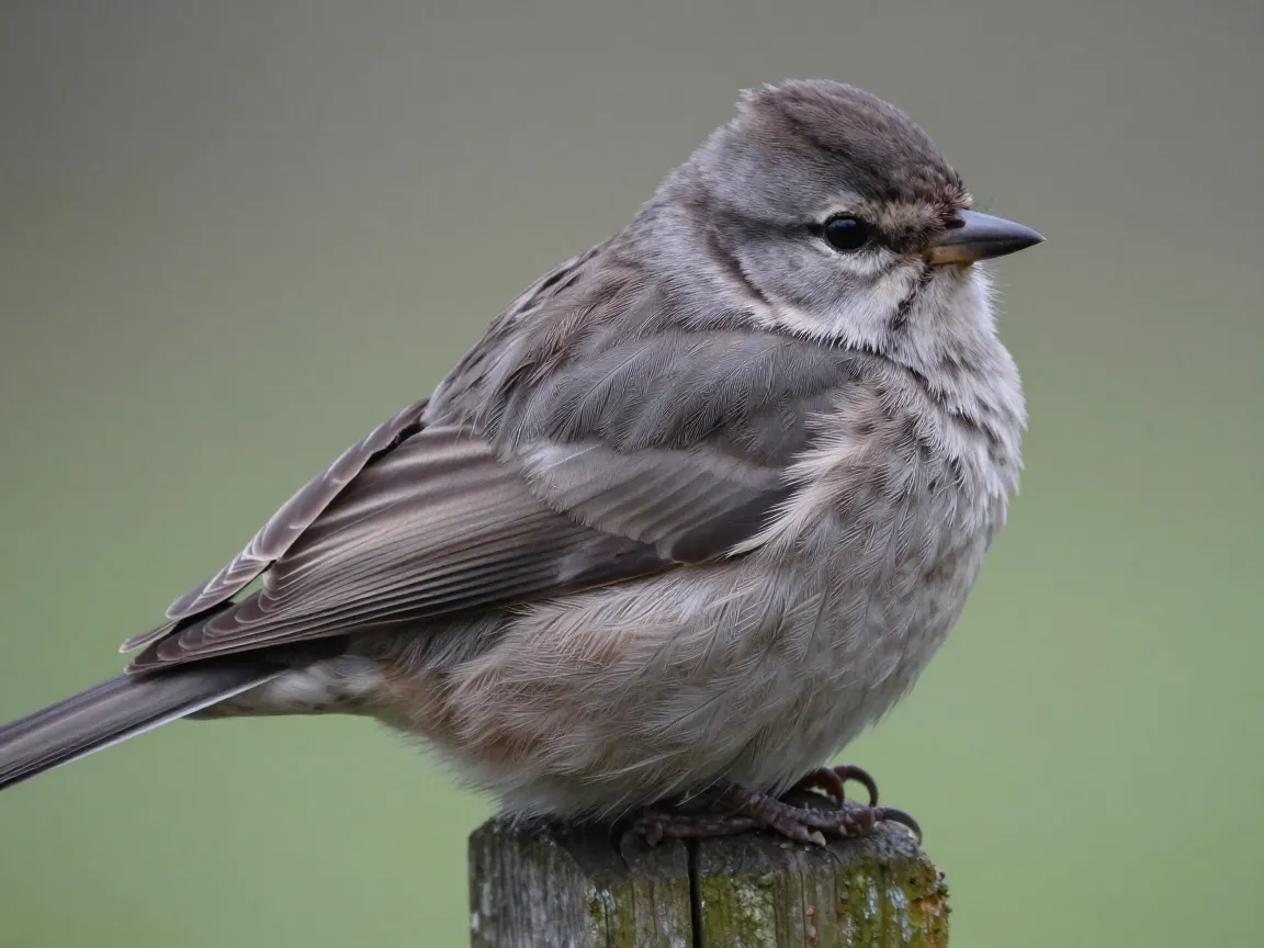 Sitting or tucked wing resting pose