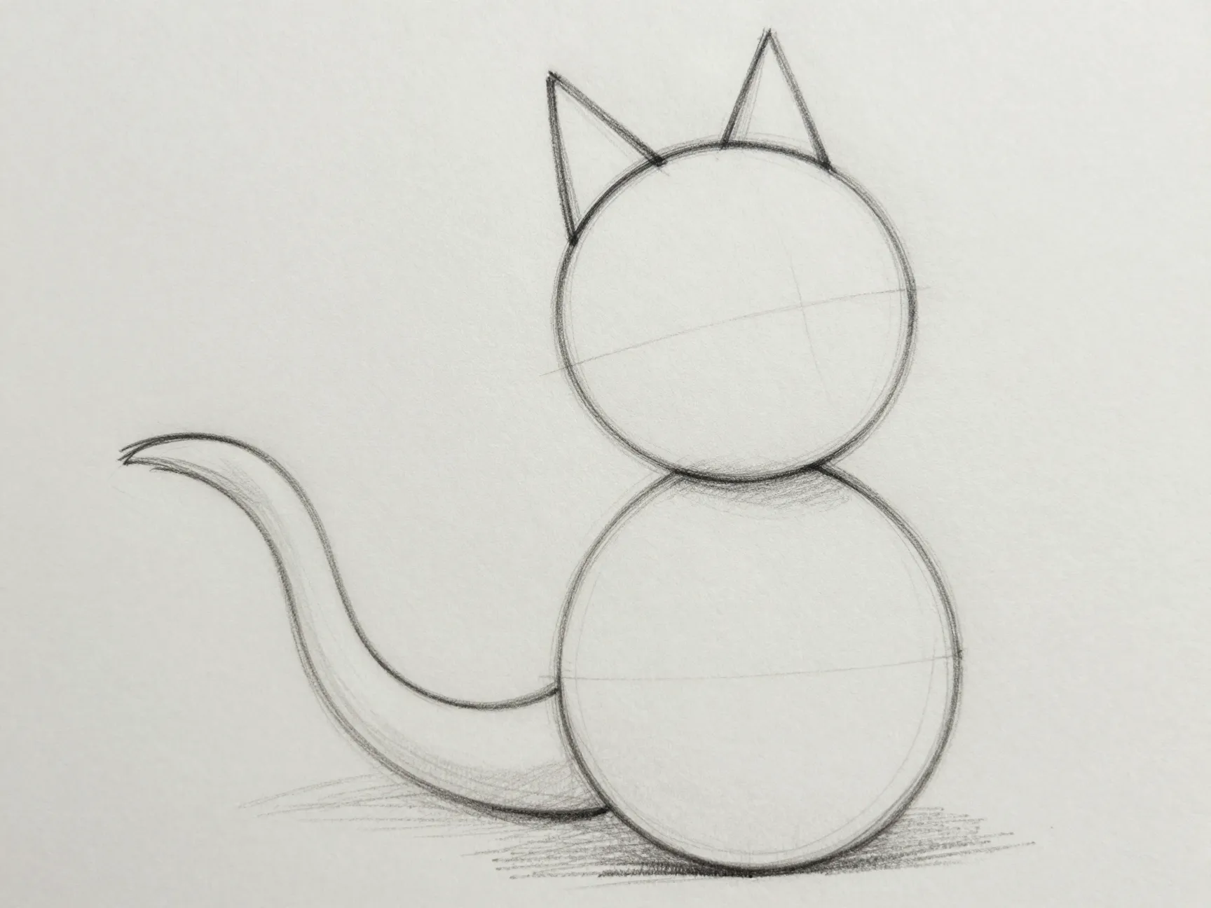 6 tail curve and ear triangles