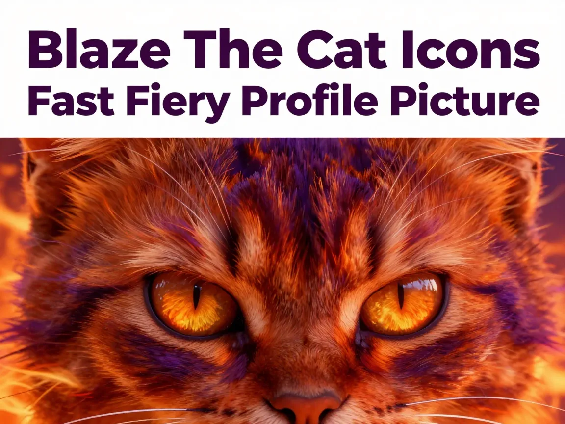 Blaze the cat icons fast fiery profile picture