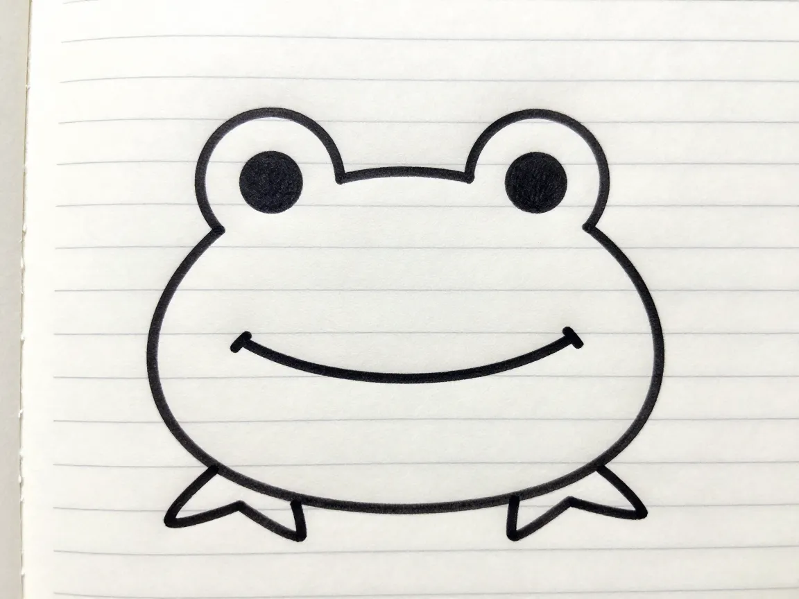 The classic round frog