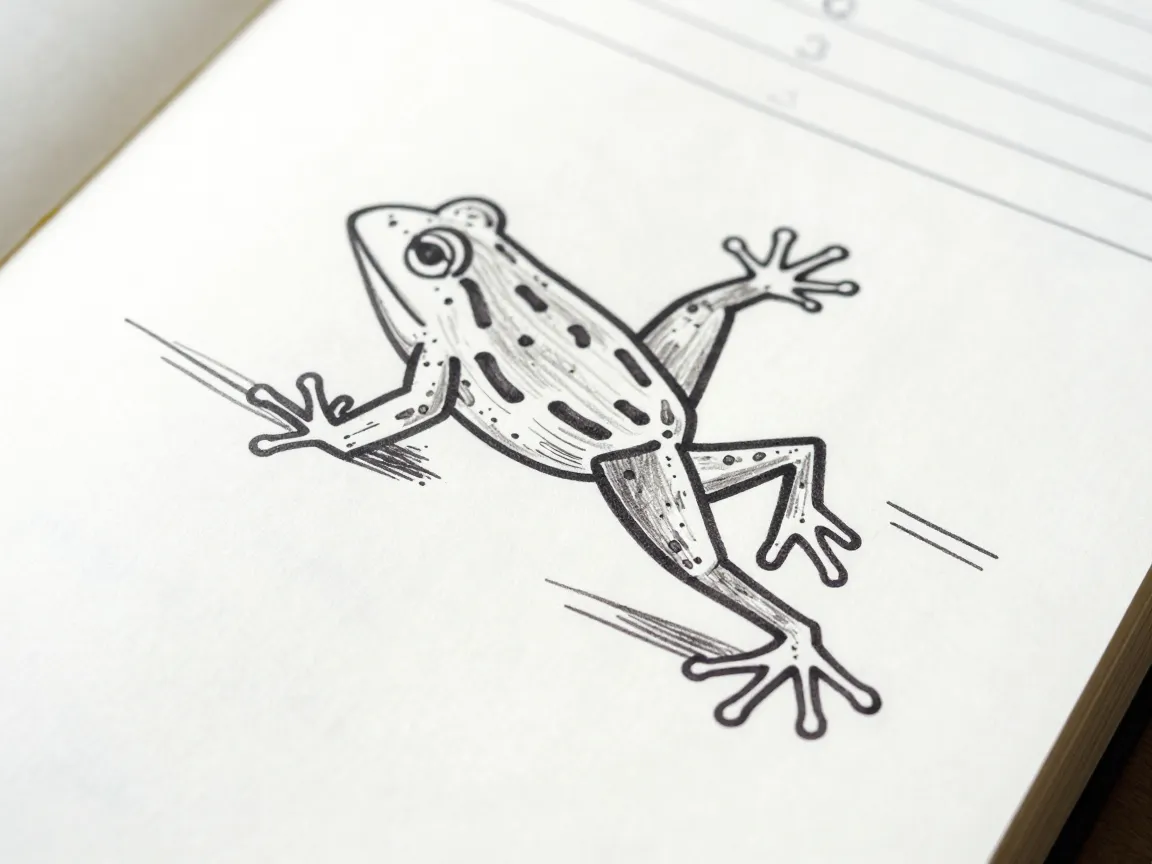 The tiny jumping frog