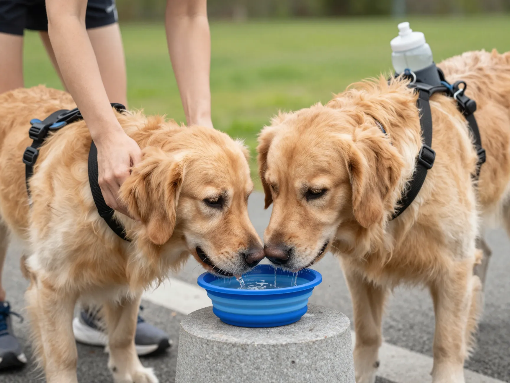 Prioritize hydration and built in rest breaks