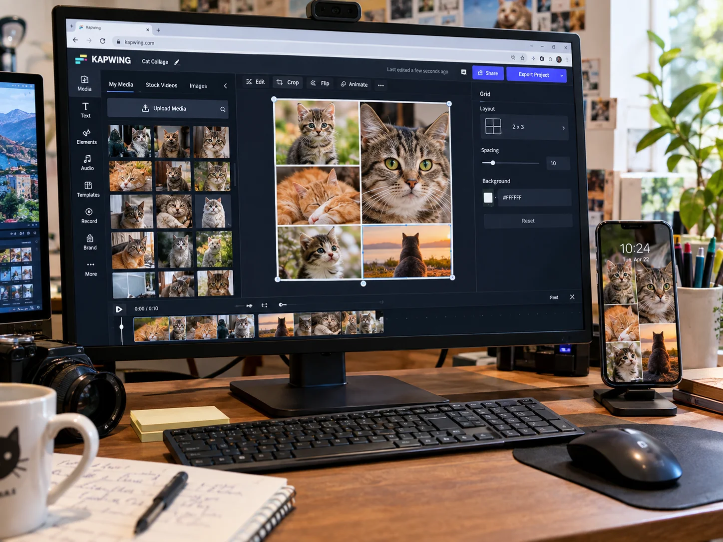 Kapwings themed multi cat wallpaper collections