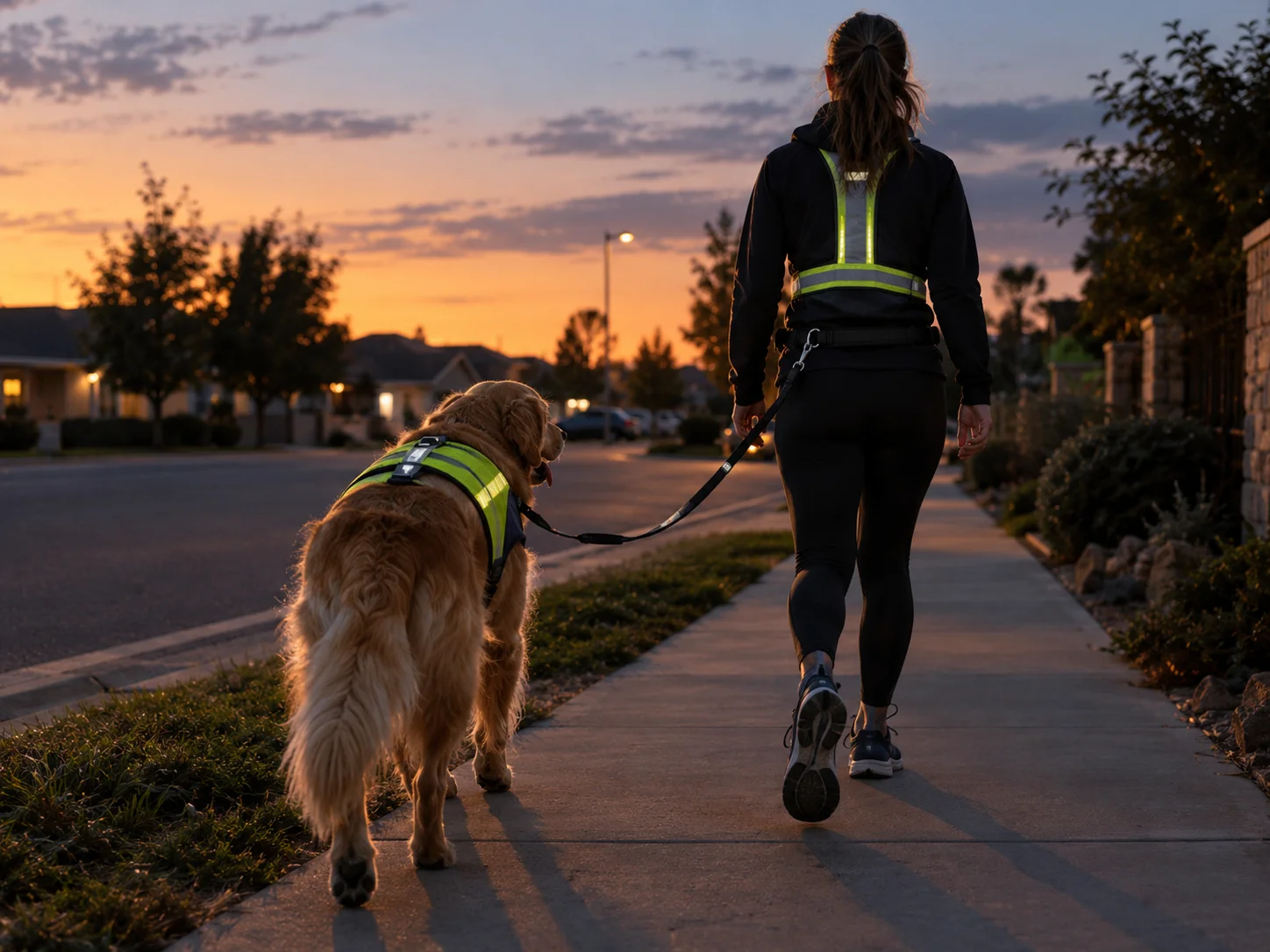 Use proper gear leash control training and a proper cooldown