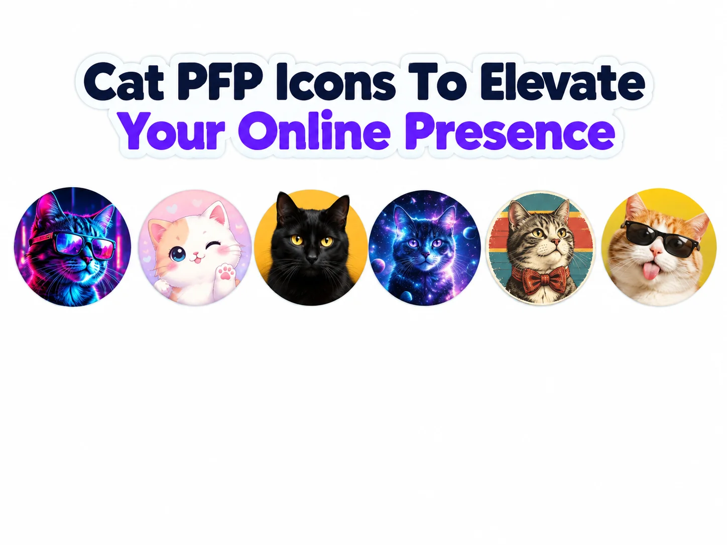 Cat pfp icons to elevate your online presence