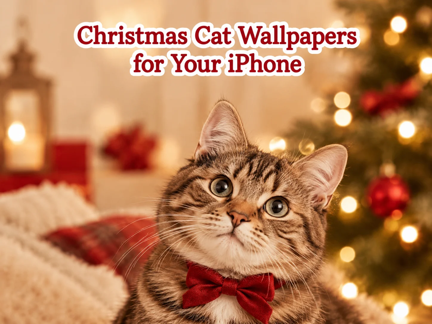 Christmas cat wallpapers for your iphone
