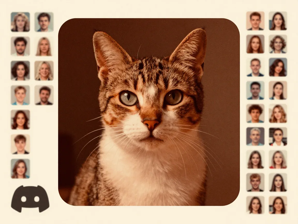 Retro feline vintage cat
