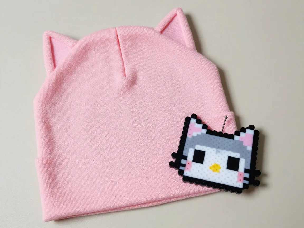 Accessory only options pop tart beanie and pixel badges