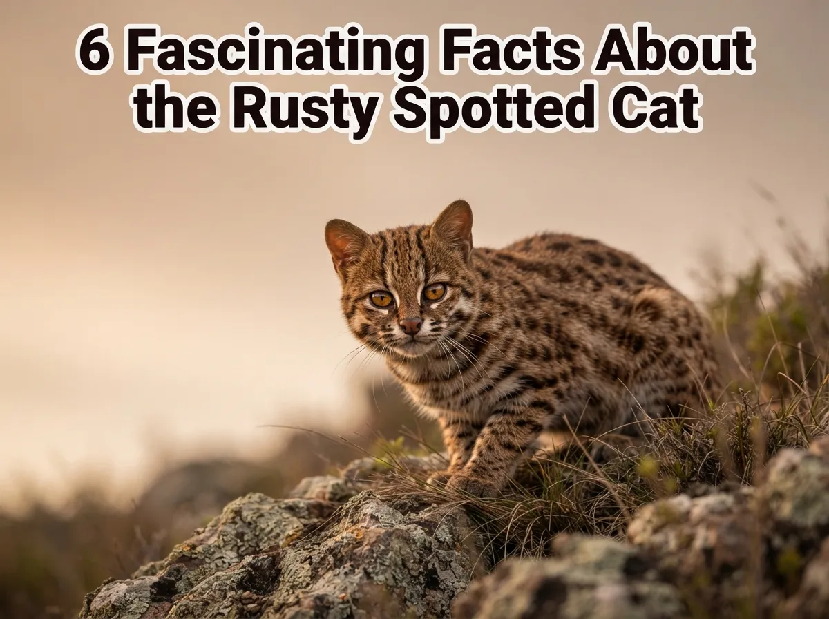 6 fascinating facts about the rusty spotted cat