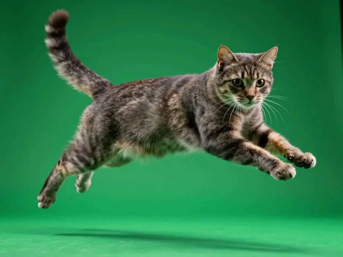 4 the greenscreen action cat template