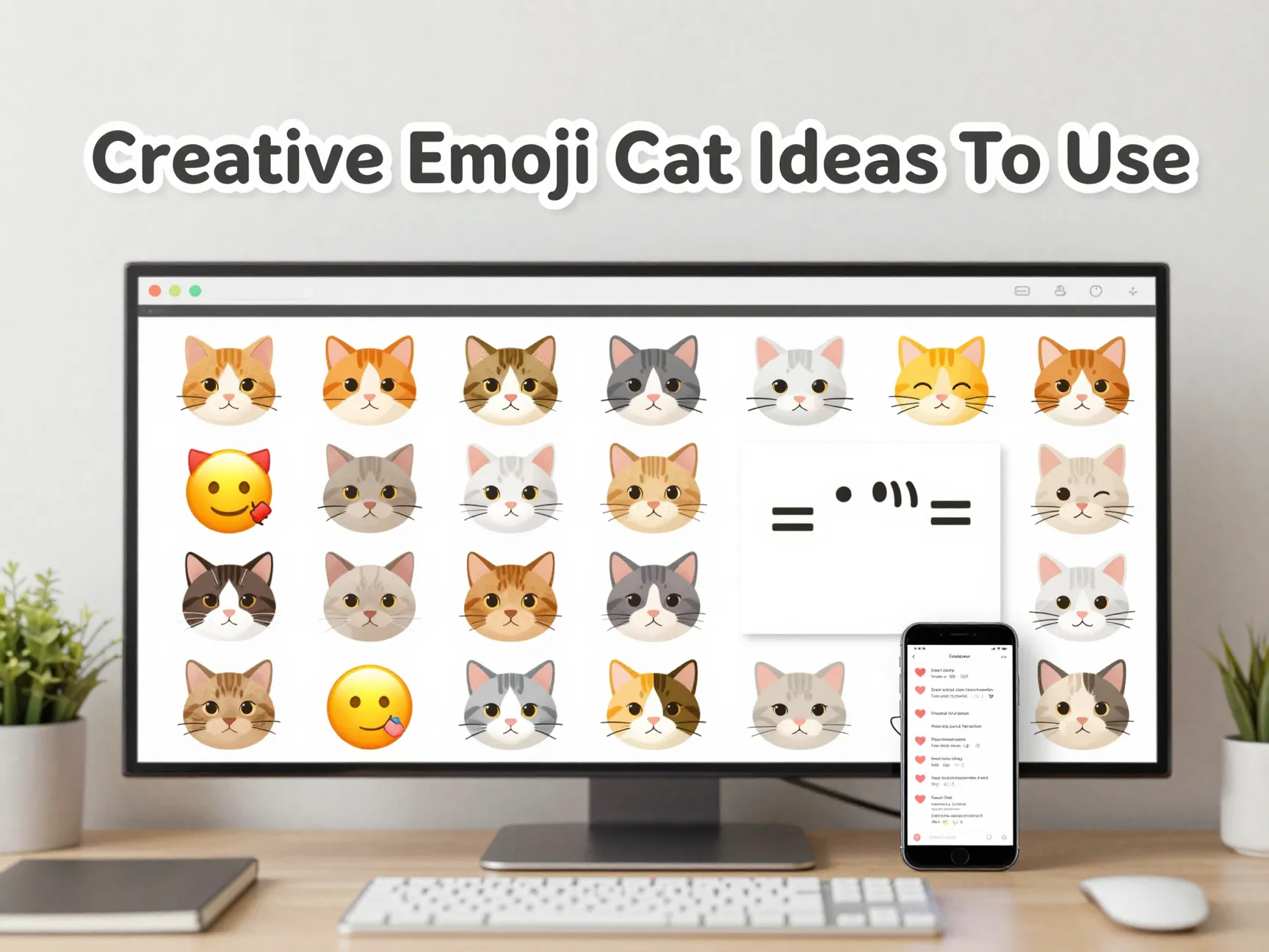 Creative emoji cat ideas to use