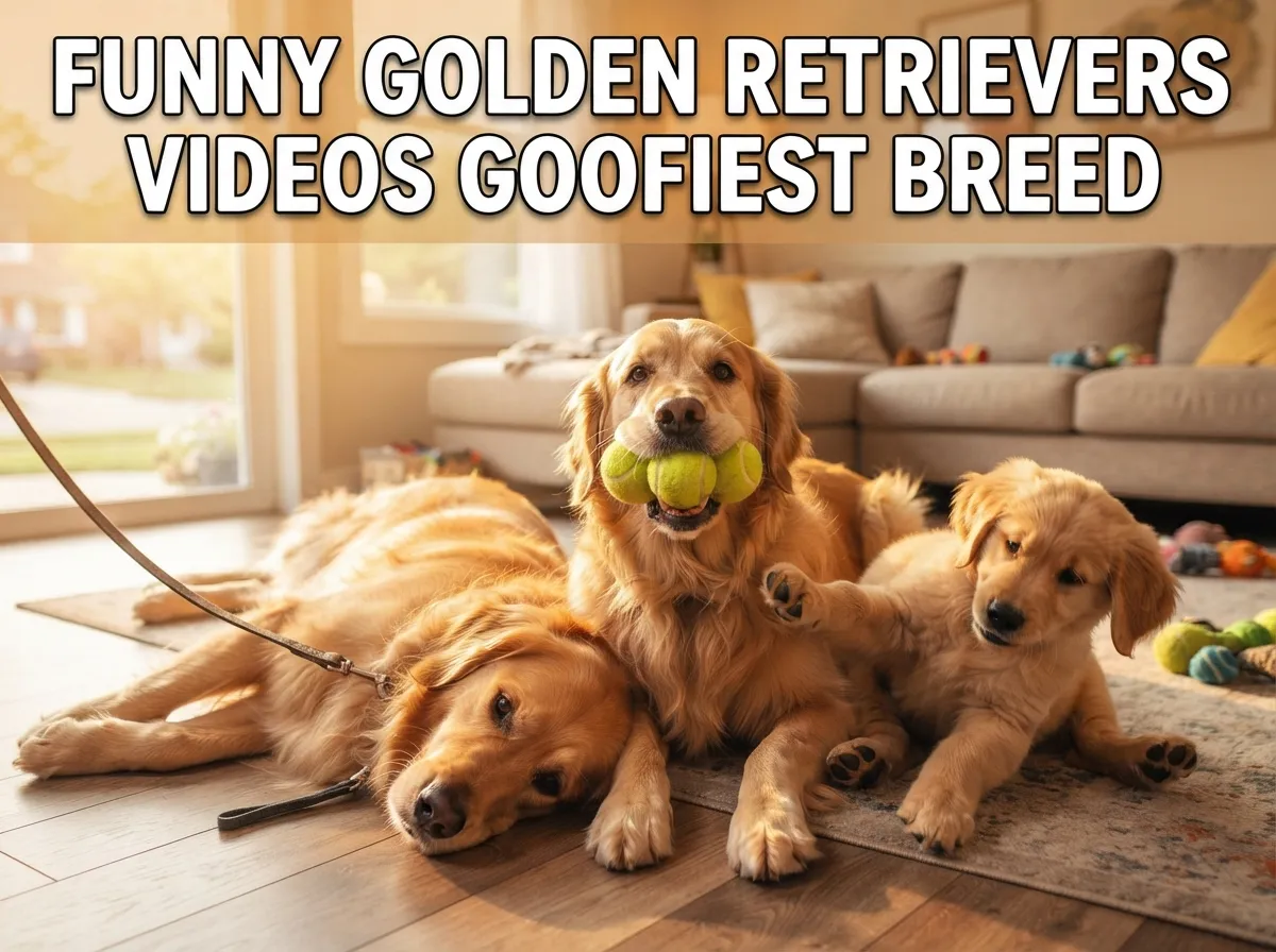 Funny golden retrievers videos goofiest breed