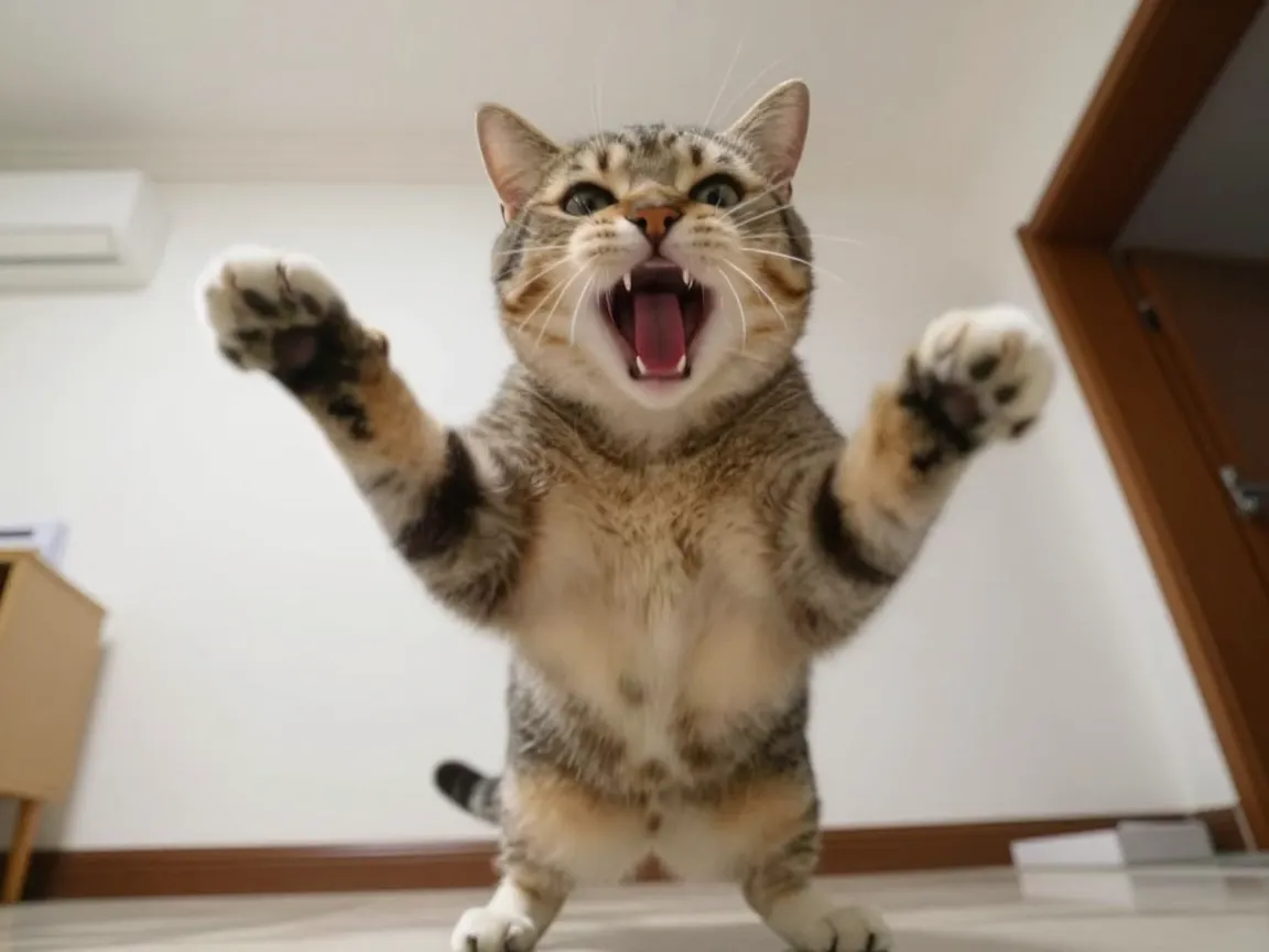 Funny and chaotic meme ready cats