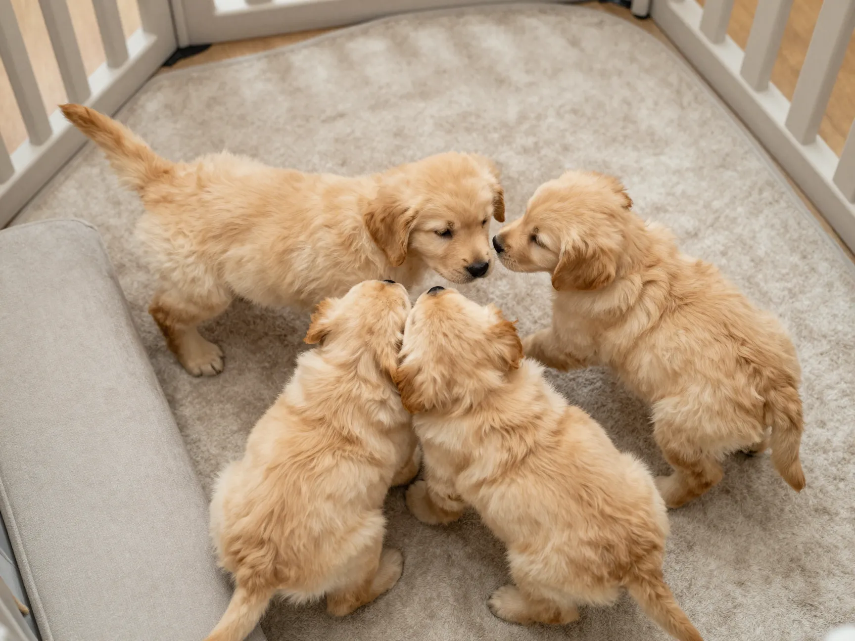 Puppy pile mayhem