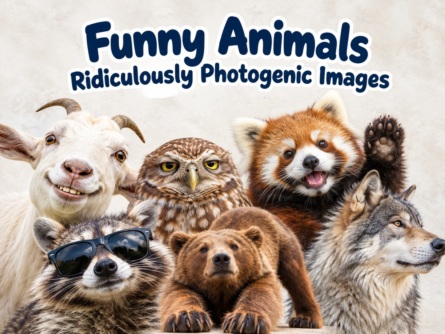 Funny animals ridiculously photogenic images
